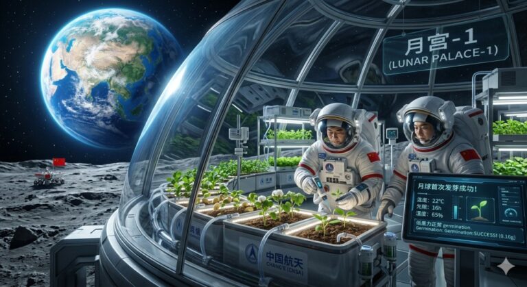 China Sprout Seeds On Moon, First Time Any Biological Matter Has Grown There