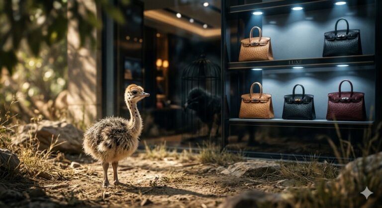 Exposed: Baby Ostriches Slaughtered for Louis Vuitton Luxury Bags