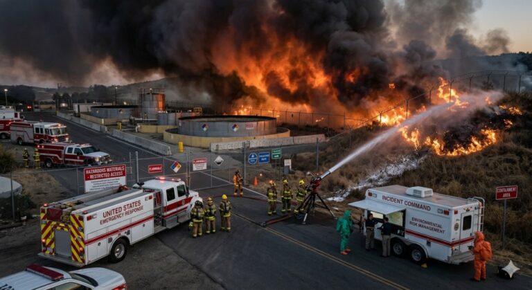 BREAKING: Wildfire in USA Burns Highly Toxic Nuclear Waste Site