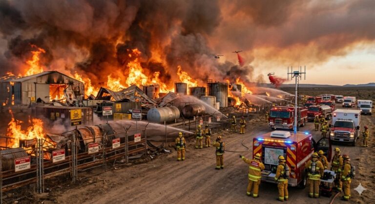 BREAKING: Wildfire in USA Burns Highly Toxic Nuclear Waste Site