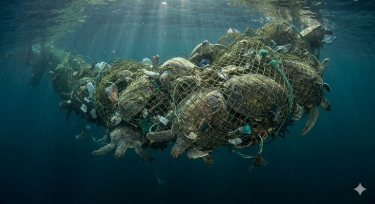 Over 300 Endangered Turtles Found Dead In Discarded Fishing Net