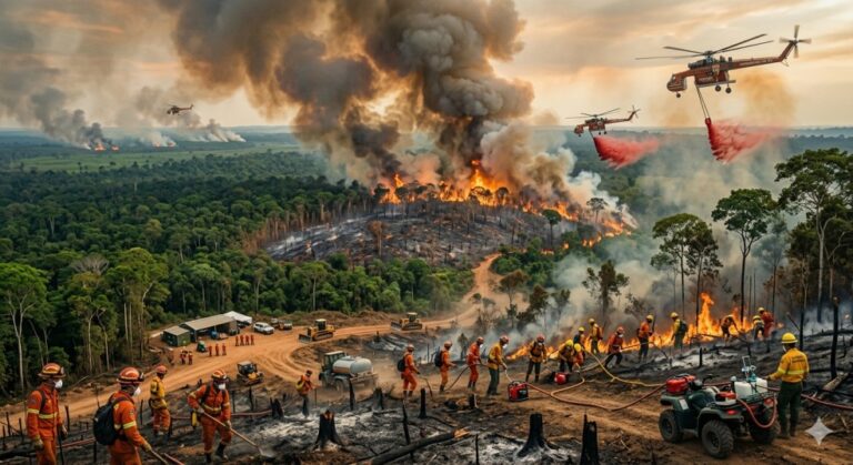 South America in Flames: The Amazon Rainforest Is BURNING!