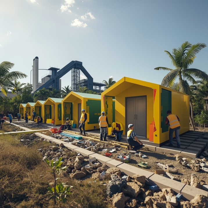 Colombians Are Building Houses Made Of LEGO-like Recycled Plastic Bricks For Just $5,200